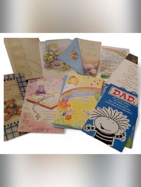 18 Full Size Greeting Cards: Father's Day, Graduation, B-day, Communion...